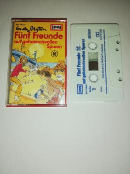 Fünf Freunde Folge 18 auf geheimnisvollen Spuren Weiß mit Blauen Druck 515755.2 Europa(Großes Fenster)